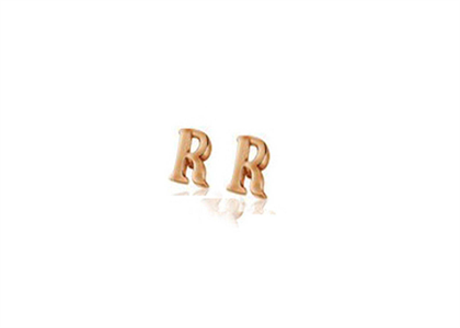 Gold Plated | Alphabet Earrings